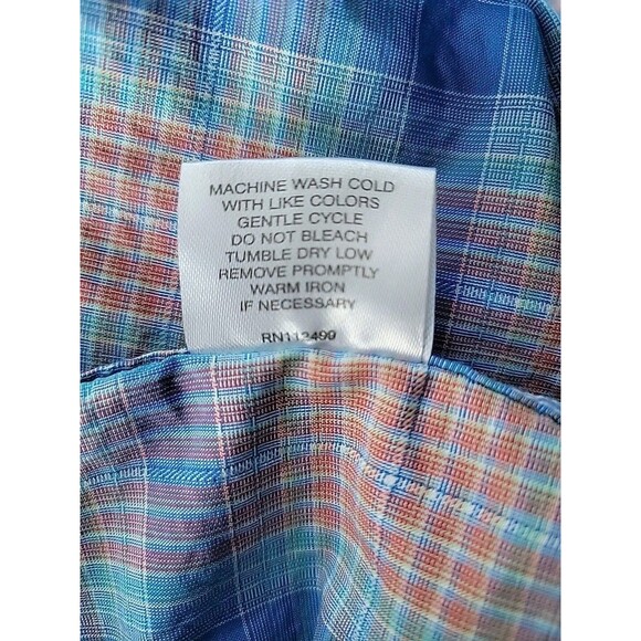 TAILORBRYD 1930 Collection Plaid Cotton Short Sleeve Shirt | XXL - Picture 9 of 13